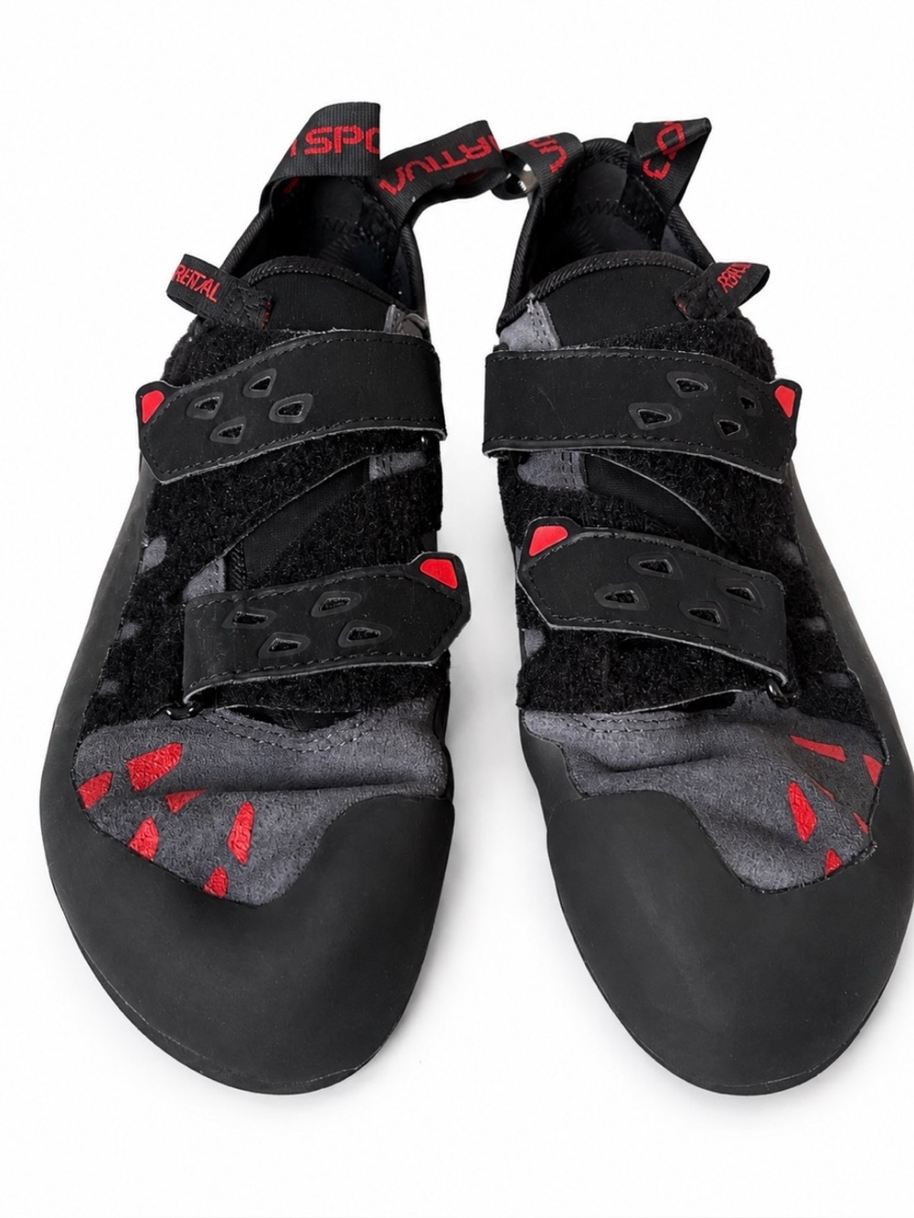 La Sportiva Black and Red Men’s Athletic Climbing Shoes